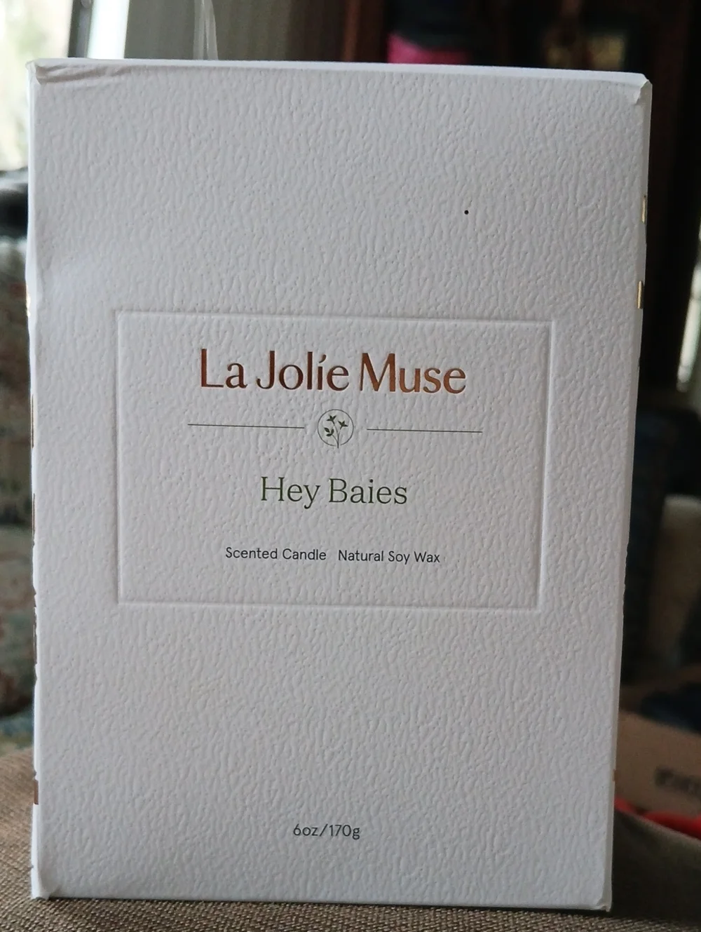 Hey Baies Scented Soy Candle - White